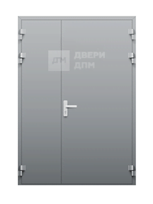 Дверь внутренняя алюминиевая полуторная противопожарная EI-60 ДП-239